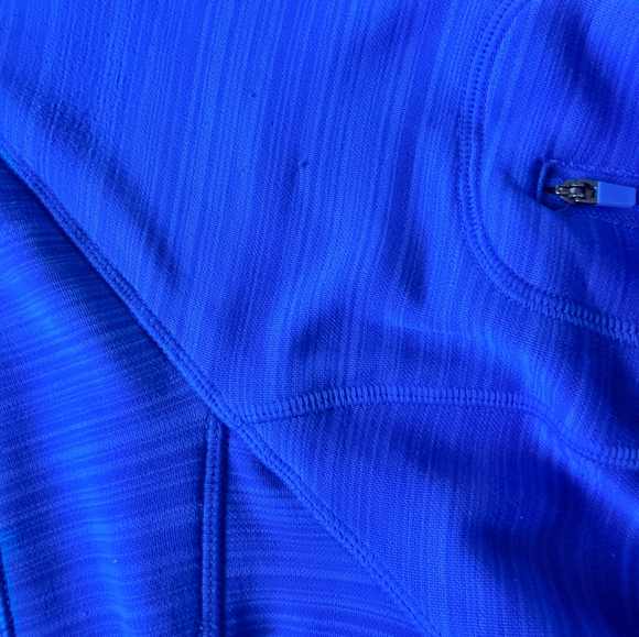 90 Degree Royal Blue Zippered Hoodie - Picture 10 of 10
